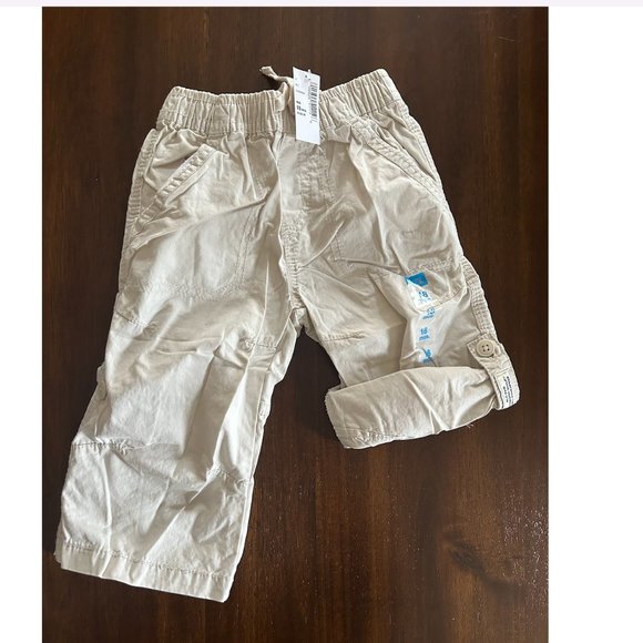 18m BOYS Khaki Pants/Roll-up Shorts, NEW, THE CHILDREN'S PLACE - Picture 1 of 4